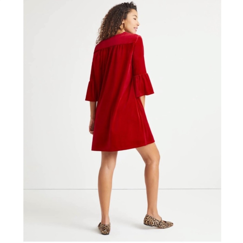 NWT JUDE CONNALLY Kerry Ruby Stretch Velvet Dress - Picture 3 of 9